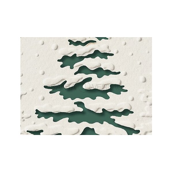 Bild 2 - Winterbaum dunkelgrn (stilvolle Weihnachtskarten)