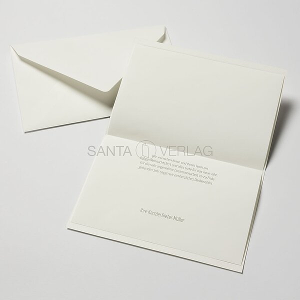 Bild 3 - Winterbaum rot (stilvolle Weihnachtskarten)