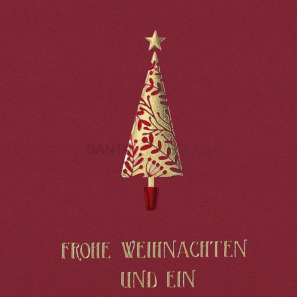 Bild 2 - Samtrot (gesch�ftliche Weihnachtskarte)