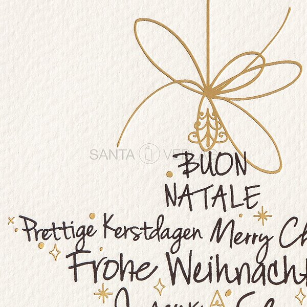 Bild 2 - Schwarz und Gold (internationale Weihnachtsgr��e)