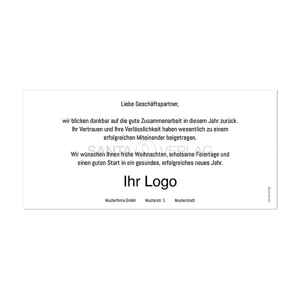 Bild 3 - 1-fach Weihnachtskarte graphischer Baum