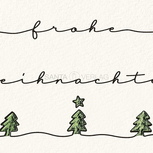 Bild 2 - Baumparade (moderne Weihnachtskarten)