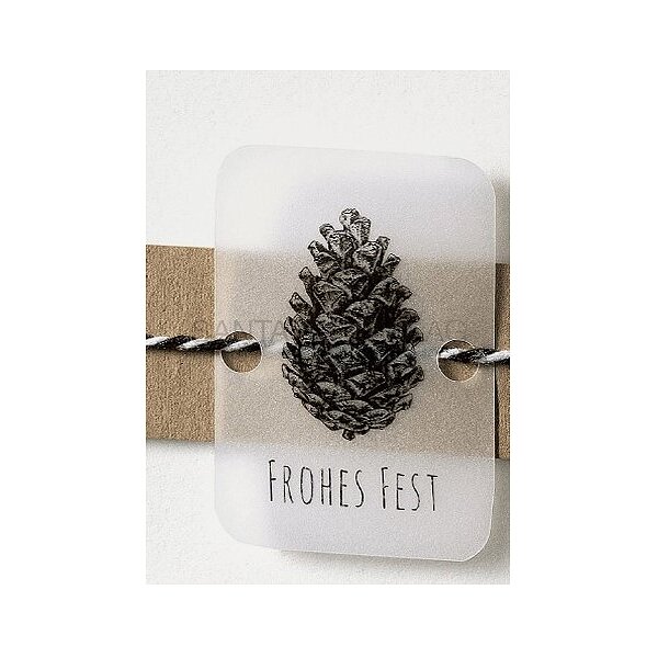 Bild 2 - Transparenter Tannenzapfen (gesch�ftliche Weihnachtskarten)