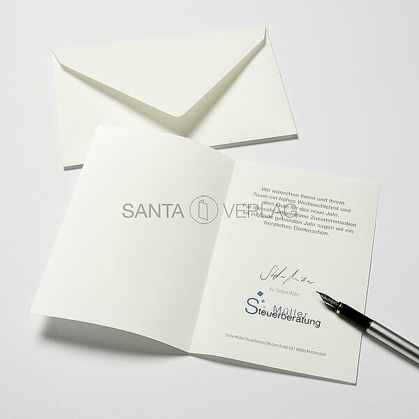 Bild 3 - Best Wishes (internationale Weihnachtskarte)