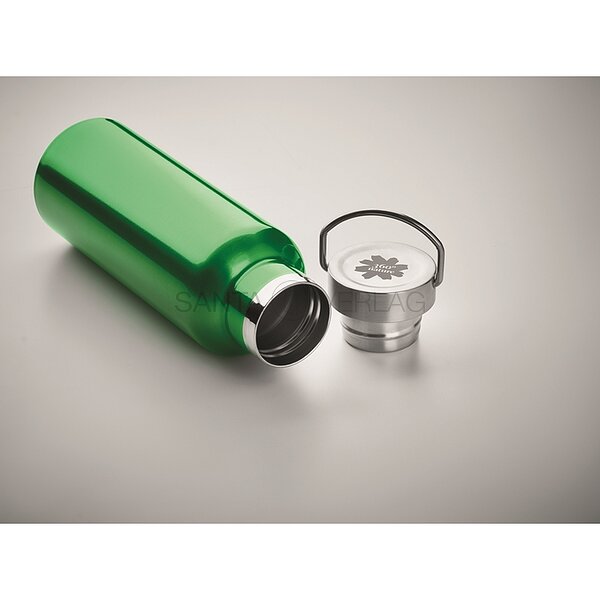 Bild 8 - Isolierflasche doppelwandig gr�n 500ml