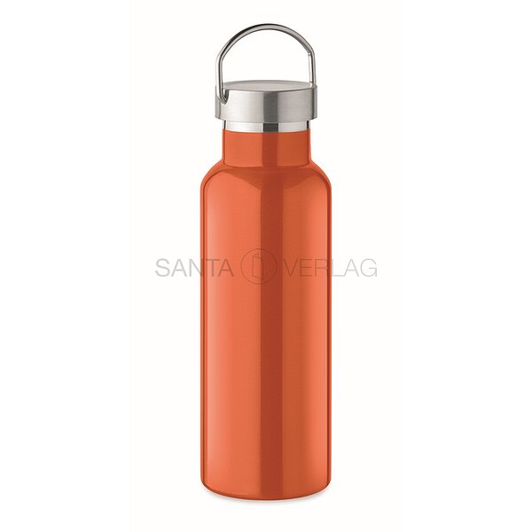 Bild 2 - Isolierflasche doppelwandig orange 500ml