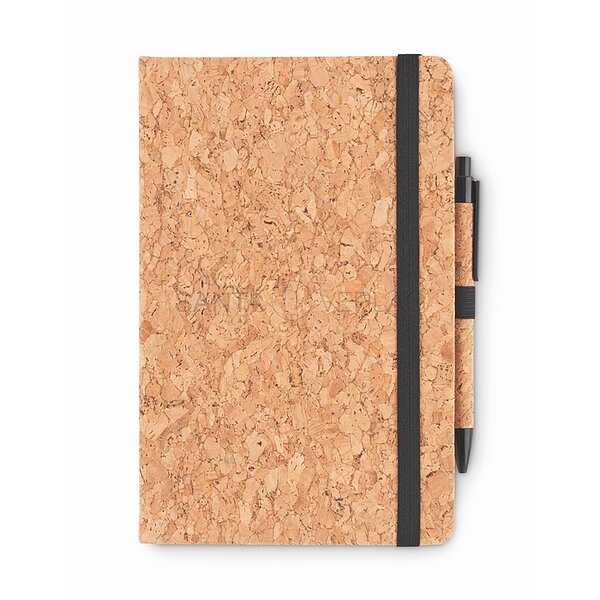 Bild 4 - Notizbuch schwarz mit Stift