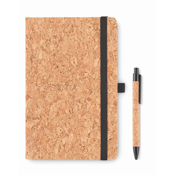 Bild 5 - Notizbuch schwarz mit Stift