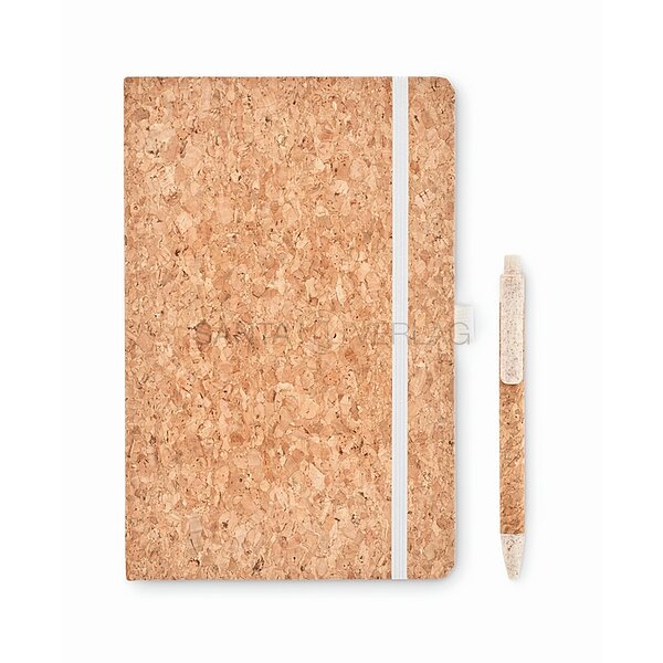 Bild 3 - Notizbuch beige mit Stift