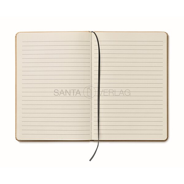 Bild 3 - Merkbuch schwarz mit Hard Cover aus recyceltem Karton