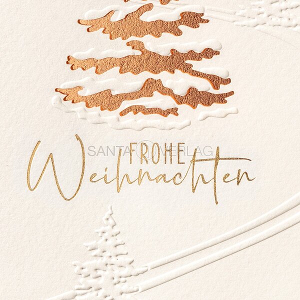 Bild 2 - Skipiste (kreative Weihnachtskarte)