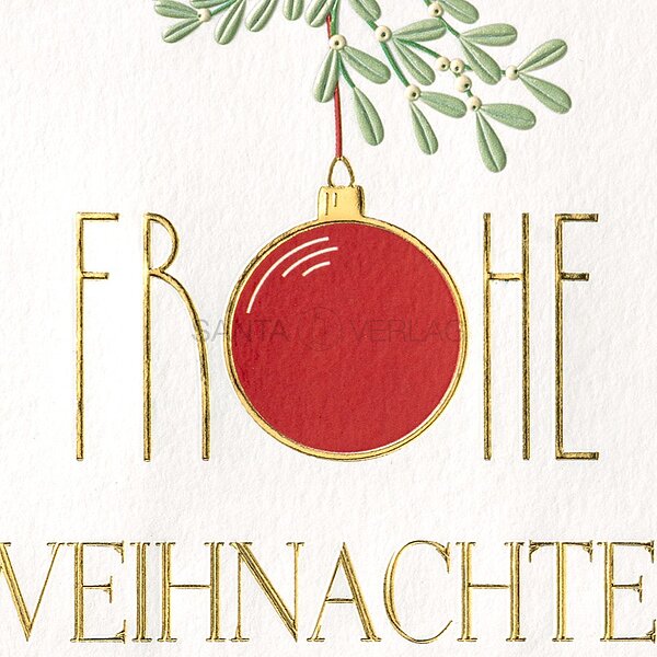 Bild 2 - Rote Kugel (gesch�ftliche Weihnachtskarten)