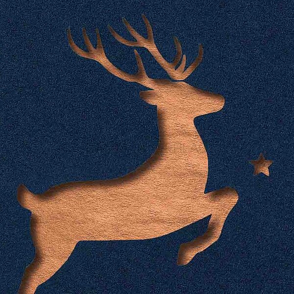 Bild 2 - Hirschsprung (stilvolle Weihnachtskarten)