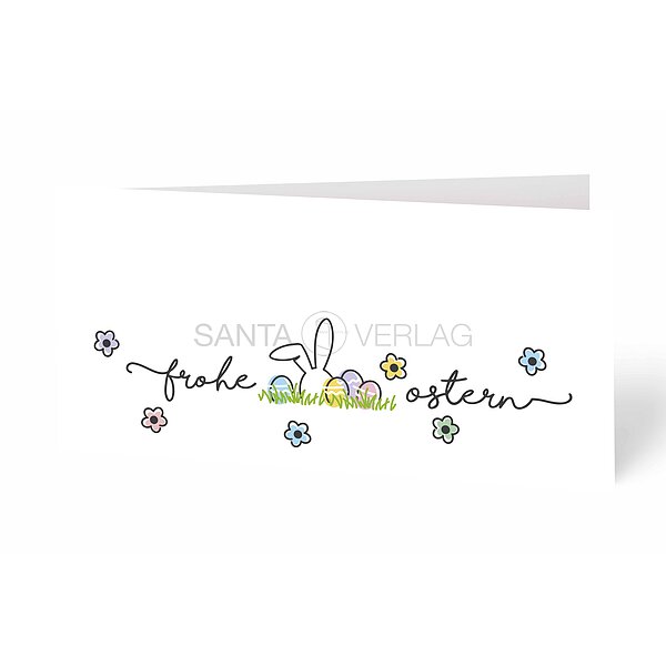Bild 1 - Osterkarte Hasenohren