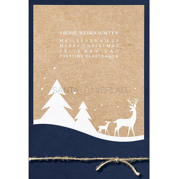 Bild 1 - Feine Tasche (internationale Weihnachtskarten)