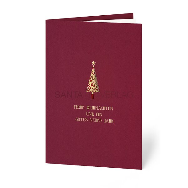 Bild 1 - Samtrot (gesch�ftliche Weihnachtskarte)