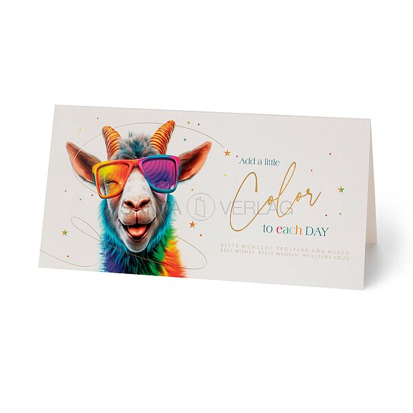 Bild 1 - Color-Sheep (internationale Weihnachtskarten)