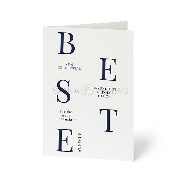 Bild 1 - Gl�ckwunschkarte Buchstabenparade