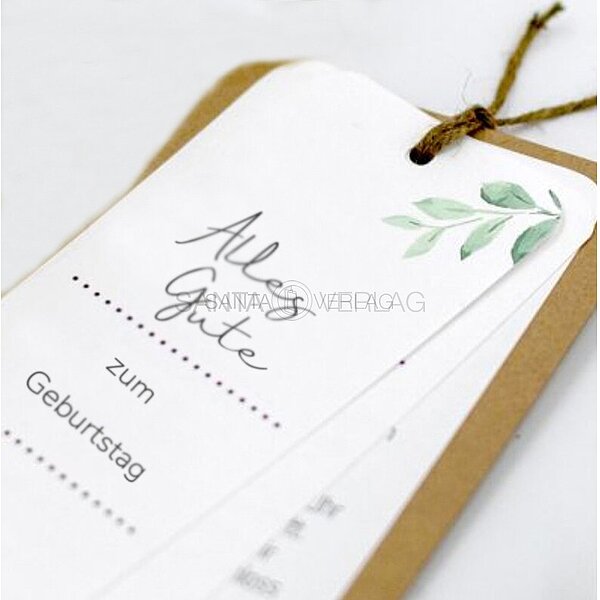 Bild 1 - Gl�ckwunschkarte F�cheroptik