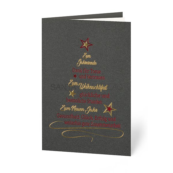 Typobaum (gesch�ftliche Weihnachtsw�nsche )