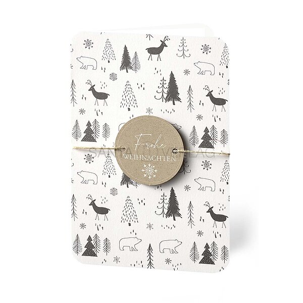 Waldleben (gesch�ftliche Weihnachtskarte)
