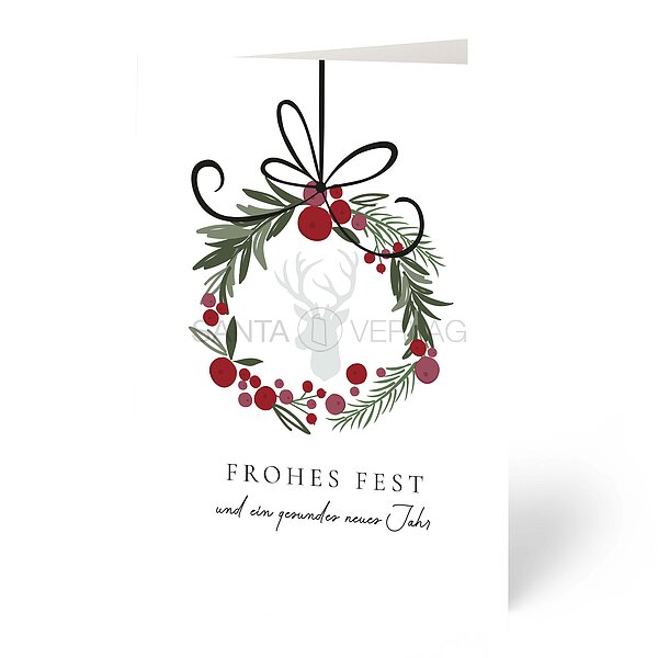 Bild 1 - Weihnachtskarten Feinpapier matt inkl. Kuvert