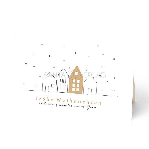 Bild 1 - Weihnachtskarten Feinpapier matt inkl. Kuvert