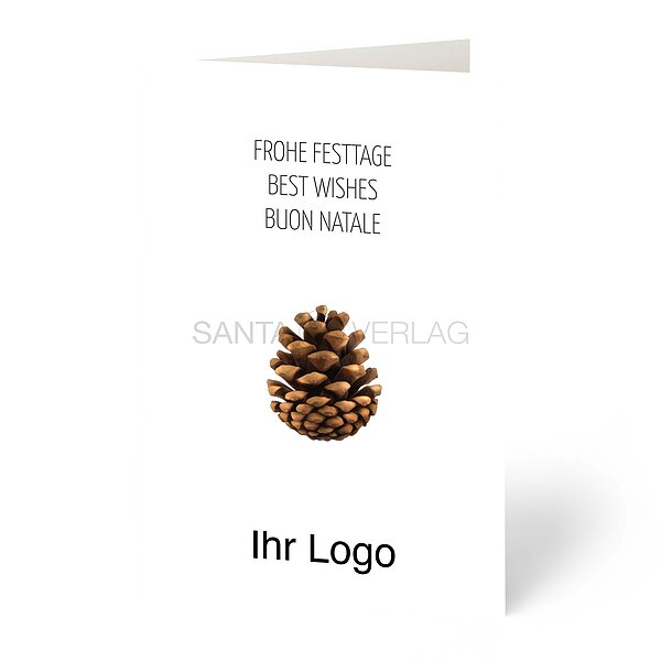 Bild 1 - Best Wishes (internationale Weihnachtskarte)