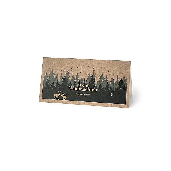 Bild 1 - Nchtlicher Wald (geschftliche Weihnachtsgre)