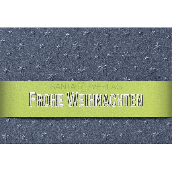 Weihnachtskarten mit Banderole inkl. Kuvert