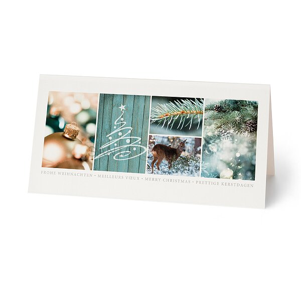 Bild 1 - Wintercollage (gesch�ftliche Weihnachtskarte)
