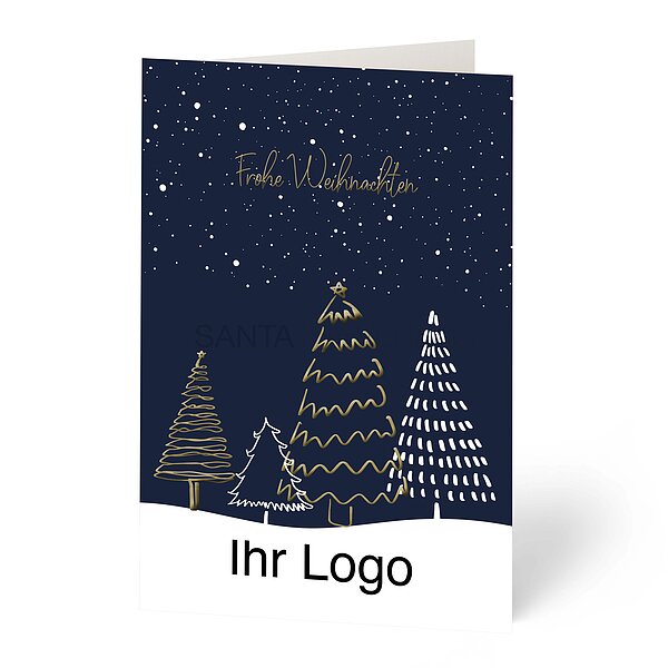 Bild 1 - Blaue Weihnachtsbume (internationale Weihnachtsgre)