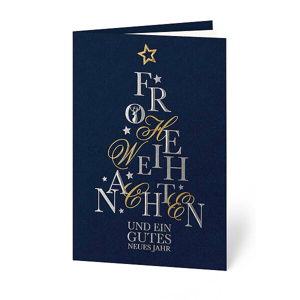 Bild 1 - Lettertree (gesch�ftliche Weihnachtskarte)