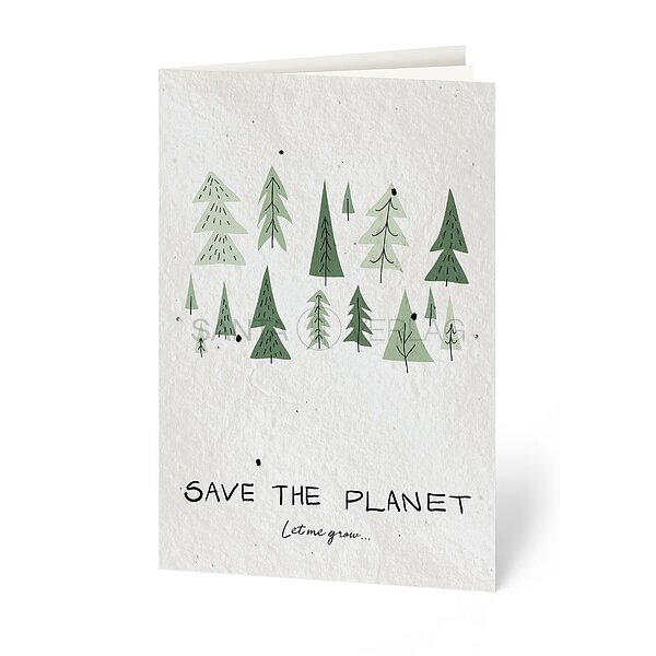 Samenwald (Spendenweihnachtskarte Kindernothilfe)