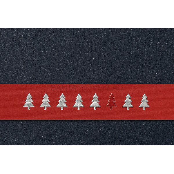 Weihnachtskarten mit Banderole inkl. Kuvert