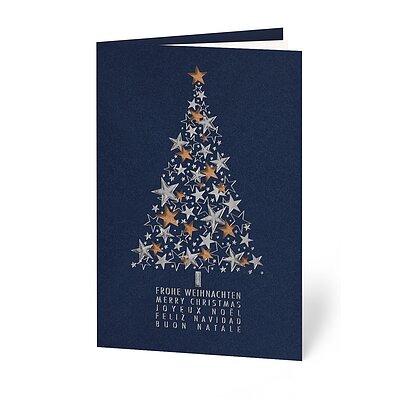 Funkelnde Sterne kupferglanz (internationale Weihnachtsw�nsche)