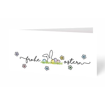 Osterkarte Hasenohren