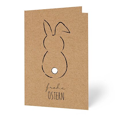 Osterkarte Bunny
