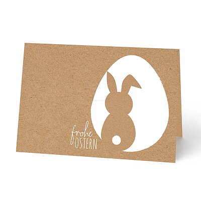 Osterkarte Hase