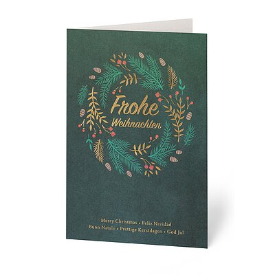 Zweigentanz (internationale Weihnachtskarte)