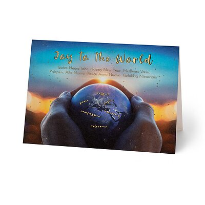 Joy to the world (internationale Weihnachtskarte)