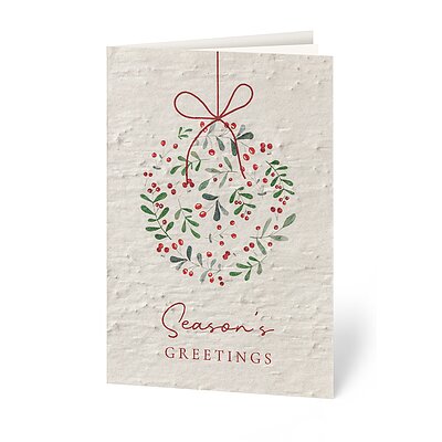 Season�s Greetings (Samenpapier Weihnachtskarte)