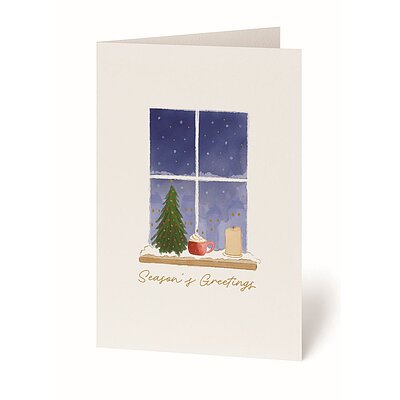 Gem�tliches Fenster (Spendenweihnachtskarte Kinderherzstiftung)