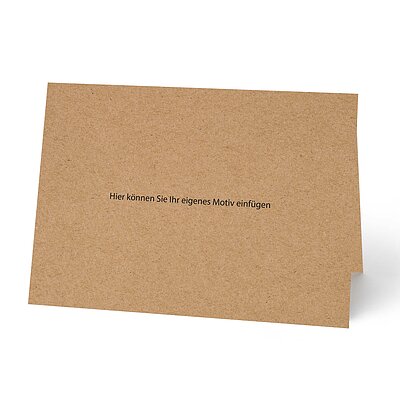 Karte im Kraftpack Design inkl. Kuvert