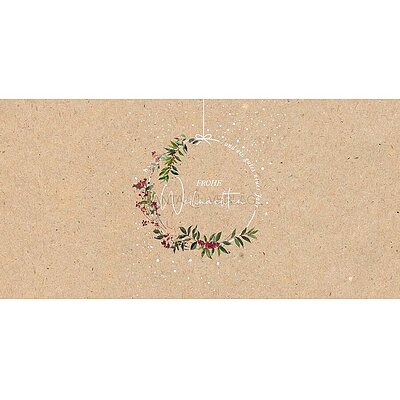 animierte E-Card mit Kranz