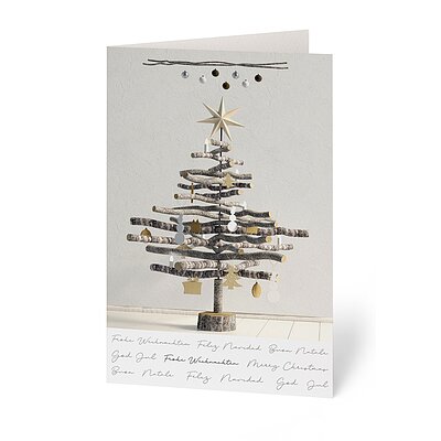 Birkenbaum (Spendenweihnachtskarte Kinderherzstiftung)