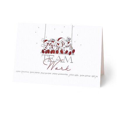 Team-Work (internationale Weihnachtsgre)