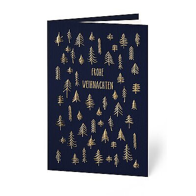 Gepr�gte B�ume ( gesch�ftliche Weihnachtskarte)