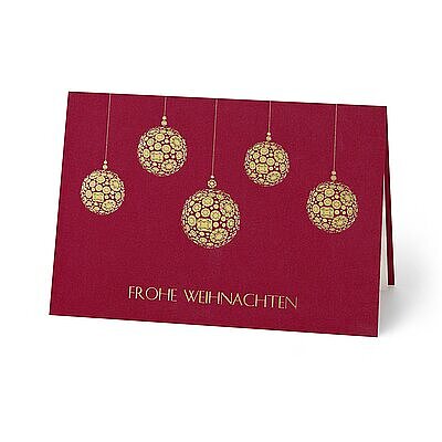 Geprgte Bume (Spendenweihnachtskarte Deutsche Herzstiftung)