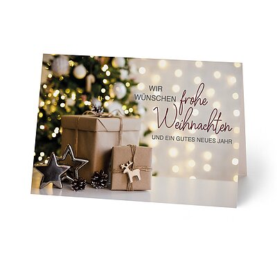 Weihnachtspckchen (geschftliche Weihnachtskarte)